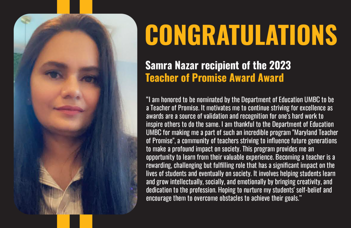 Congratulations Samra Nazar