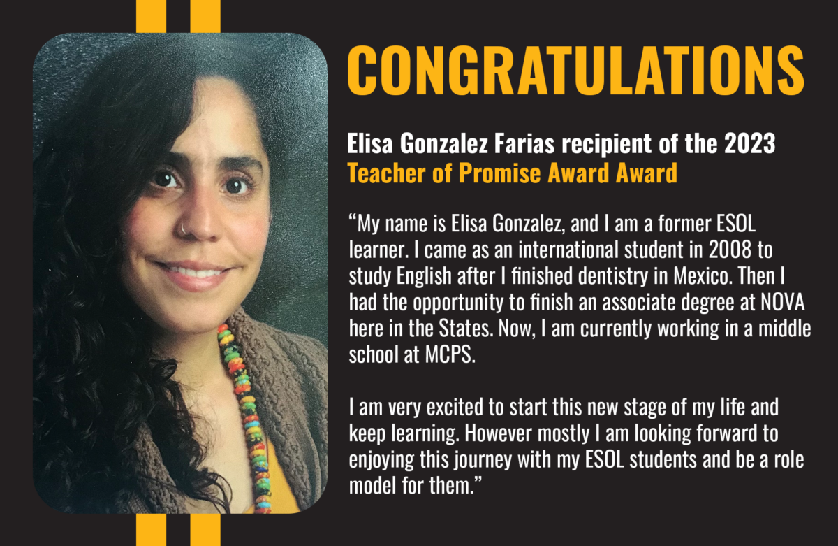 Congratulations Elisa Gonzalez Farias