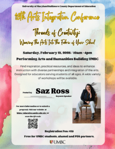 Arts Integration Conference Flyer